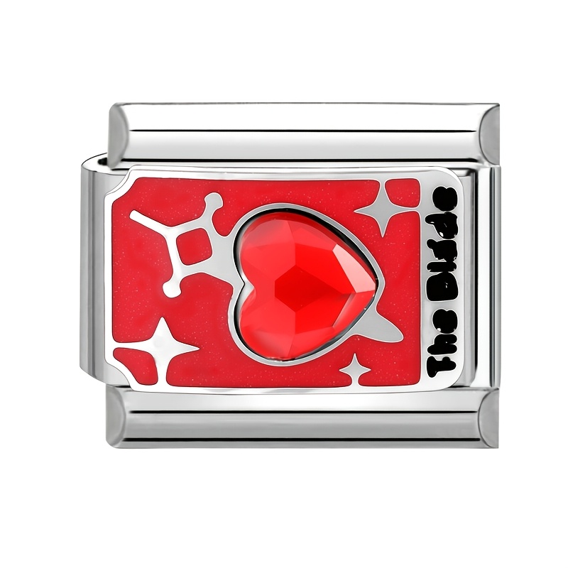 Fashionable Drip-Paint Style Accessory with Tarot Card Elements